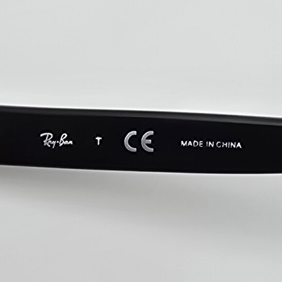 *SOLD* Ray-Ban RB6182 2509 Silver on Black Semi-Rimless Eyeglasses Frame w/ Case - Picture 9 of 15